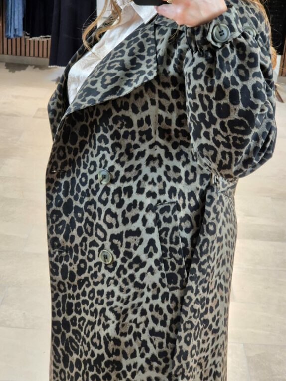 Trench Long - Léopard – Image 2