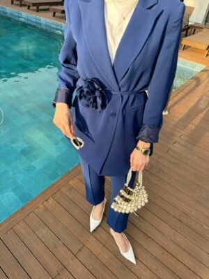 Tailleur Camélia Bleu – Image 4