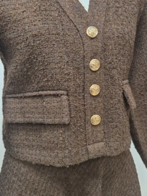 Ensemble Jupe/Veste - Marron – Image 2