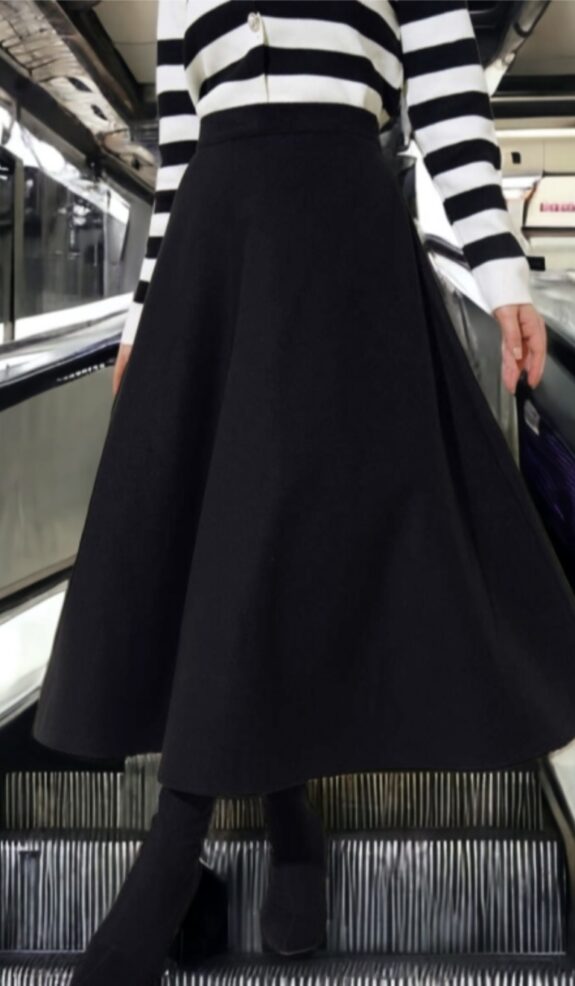 jupe longue noir
