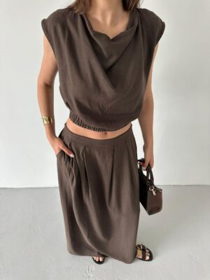 Ensemble jupe en lin – Image 4