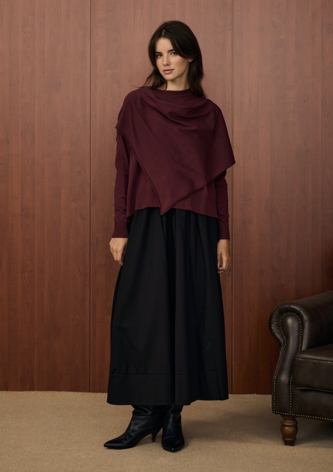 Pull Venice châle – Image 4